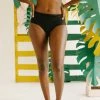 Piper & Scoot SWIM: Body Glove: Panther Coco High-Waist Bikini Bottom In Textured Black