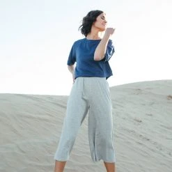 Piper & Scoot The Paris Jersey Tee In Navy