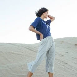 Piper & Scoot The Paris Jersey Tee In Navy