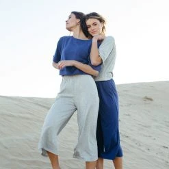 Piper & Scoot The Paris Jersey Tee In Navy