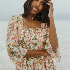 Piper & Scoot Dresses The Schifano Wildflower Dress In Pink