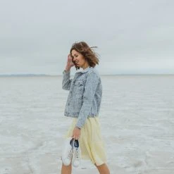 Piper & Scoot The Roads Square Neck Dress In Light Yellow Dresses