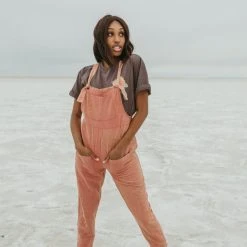 Piper & Scoot: The Truman Pocket Overalls In Clay Bottoms + Jumpsuits