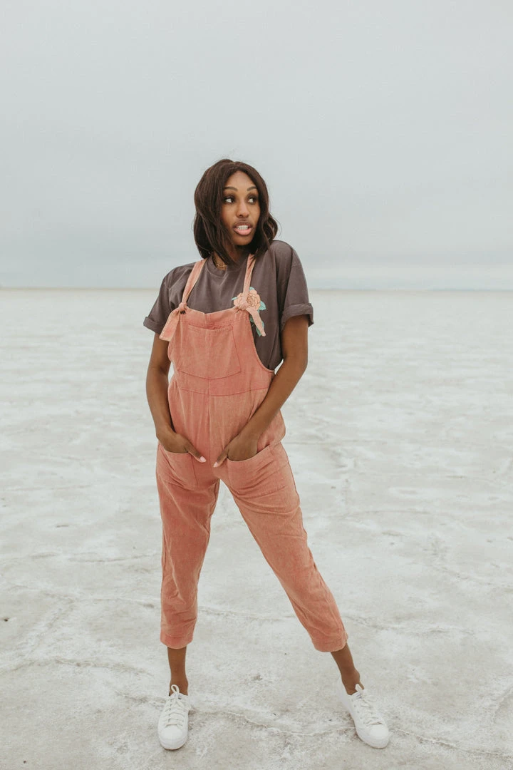 Piper & Scoot: The Truman Pocket Overalls In Clay Bottoms + Jumpsuits