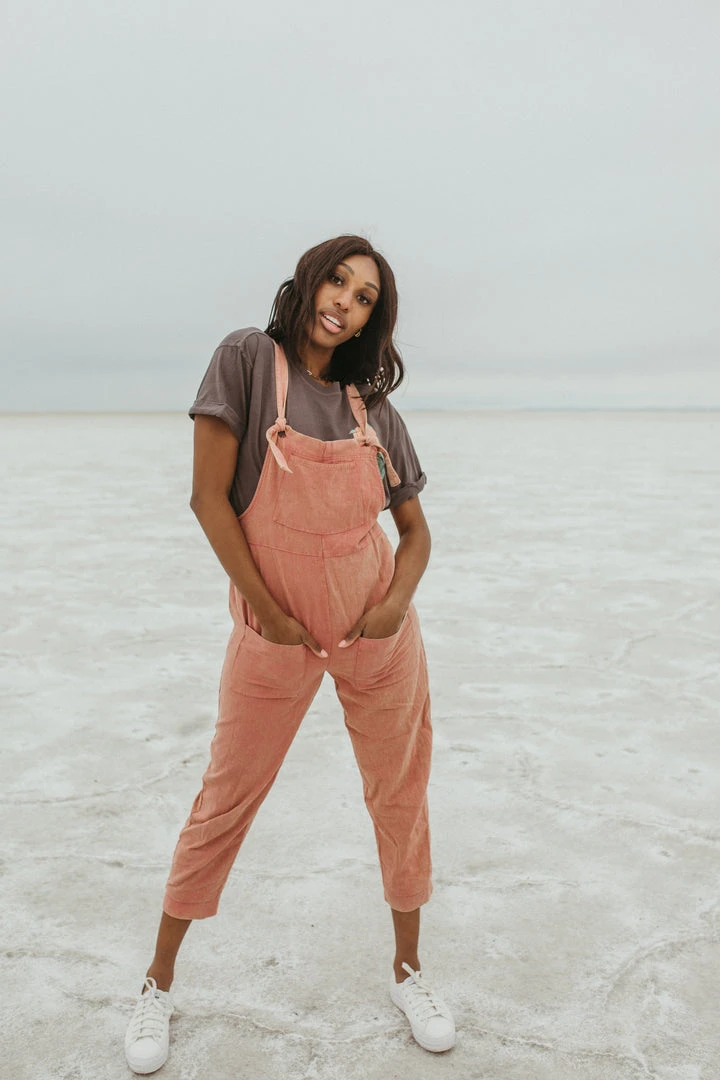 Piper & Scoot: The Truman Pocket Overalls In Clay Bottoms + Jumpsuits