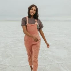 Piper & Scoot: The Truman Pocket Overalls In Clay Bottoms + Jumpsuits
