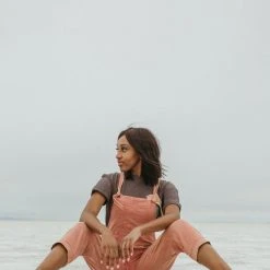 Piper & Scoot: The Truman Pocket Overalls In Clay Bottoms + Jumpsuits