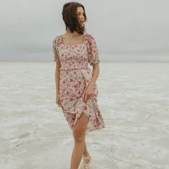 Dresses Piper & Scoot: The Myla Floral Dress In Pink Multi