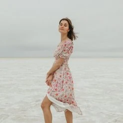 Dresses Piper & Scoot: The Myla Floral Dress In Pink Multi