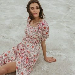 Dresses Piper & Scoot: The Myla Floral Dress In Pink Multi