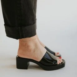 Piper & Scoot Matisse: Wade Heel In Black Shoes