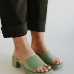 Piper & Scoot Matisse: Wade Heel In Jade