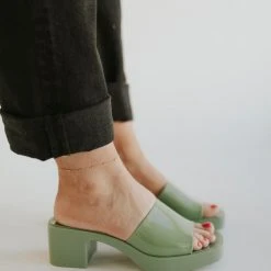 Piper & Scoot Matisse: Wade Heel In Jade
