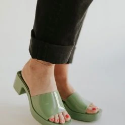 Piper & Scoot Matisse: Wade Heel In Jade