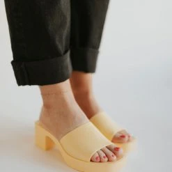 Piper & Scoot Matisse: Wade Heel In Yellow