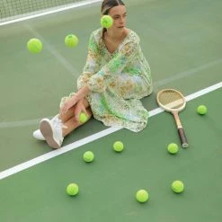 Piper & Scoot: The Kennedy Floral Maxi Dress In Green Dresses