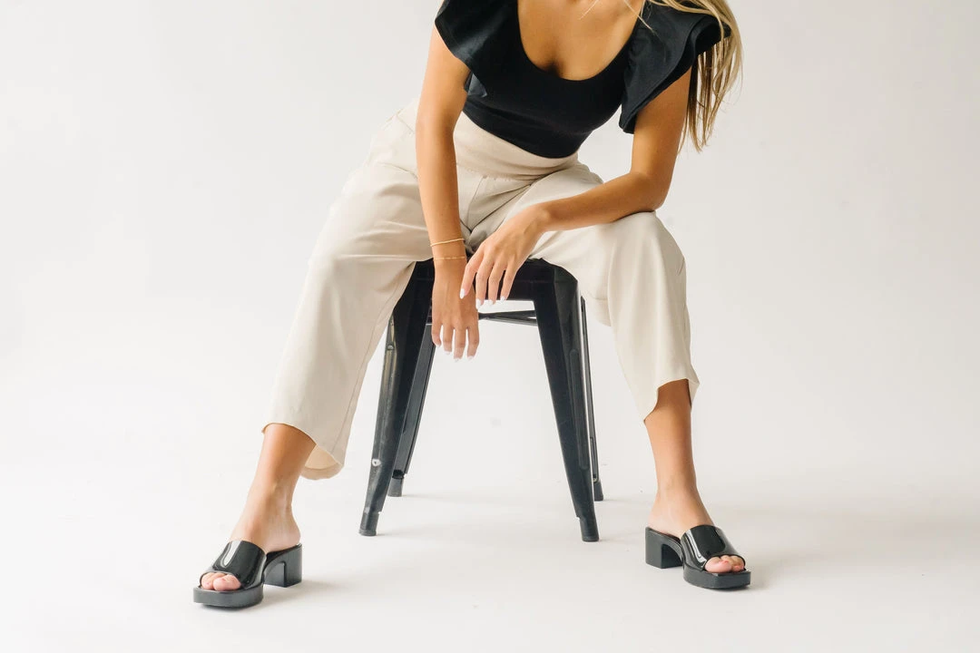 Piper & Scoot The Lockett Relaxed Pleated Trouser In Cream