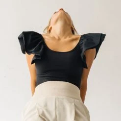 Piper & Scoot The Lockett Relaxed Pleated Trouser In Cream