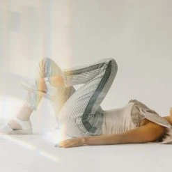 Piper & Scoot Bottoms + Jumpsuits The Kamri High Rise Straight Jean In Light Grey