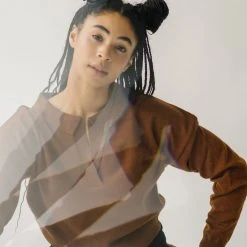 Piper & Scoot The Julius V-Neck Sweater In Chocolate