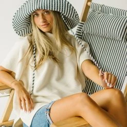 Piper & Scoot The Tommy Chair In Navy Stripe Accessories