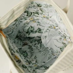 Piper & Scoot Accessories The Cooler Tote Bag In Sage Stripe