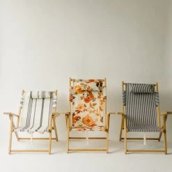 Piper & Scoot Accessories The Tommy Chair In Vintage Black Stripe