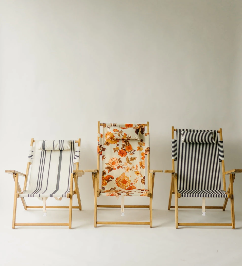 Piper & Scoot Accessories The Tommy Chair In Vintage Black Stripe