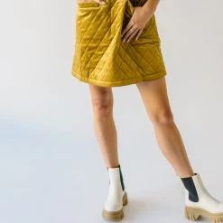 Piper & Scoot Dresses The Zoella Overall Dress In Moss