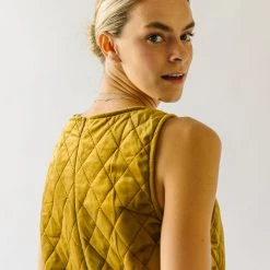 Piper & Scoot Dresses The Zoella Overall Dress In Moss