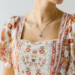 Piper & Scoot The Echo Square Neck Midi Dress In Sunset Multi