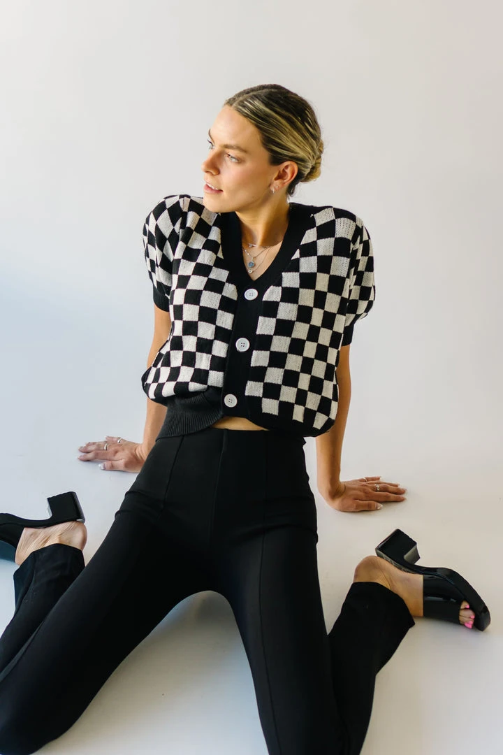 Piper & Scoot Bottoms + Jumpsuits The Kysa Ponte Trouser Pant In Black