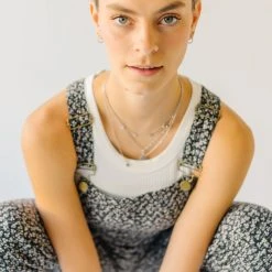 Piper & Scoot The Bruno Floral Overalls In Black Bottoms + Jumpsuits