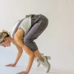 Piper & Scoot The Bruno Floral Overalls In Black Bottoms + Jumpsuits