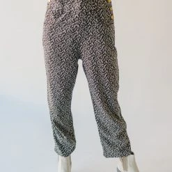 Piper & Scoot The Bruno Floral Overalls In Black Bottoms + Jumpsuits