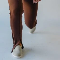 Piper & Scoot The Kysa Ponte Trouser Pant In Brown