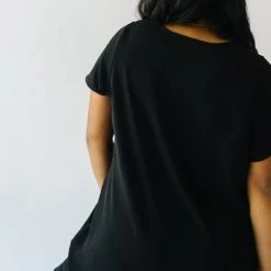 Piper & Scoot The Scotty Scallop Dress In Black Dresses