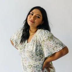 Piper & Scoot Dresses The Garmin Maxi Dress In Cream Abstract