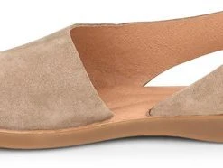 Piper & Scoot Born: The Inlet Sandal In Beige Suede