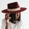 Piper & Scoot Hat No. 48: Burgundy Wool Rancher Hat