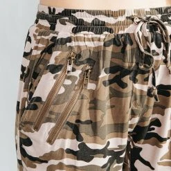 Piper & Scoot Bottoms + Jumpsuits The Michael Jogger Pant In Taupe Camo