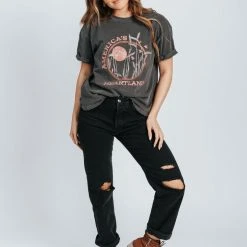 Piper & Scoot Free People: Bren Boyfriend Jeans In Black Magic Bottoms + Jumpsuits