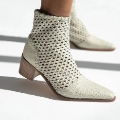 Piper & Scoot Free People: In The Loop Boot In White