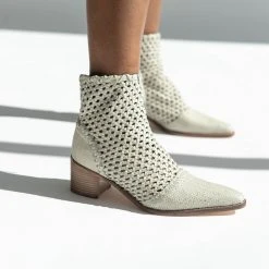 Piper & Scoot Free People: In The Loop Boot In White