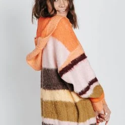 Piper & Scoot Free People: Dream Team Cardi In Desert Coral