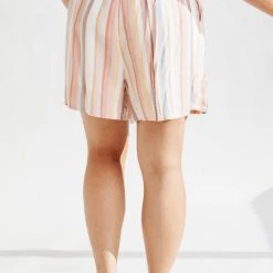 Piper & Scoot Bottoms + Jumpsuits The Nadine Paper Bag Shorts In Pink Multi