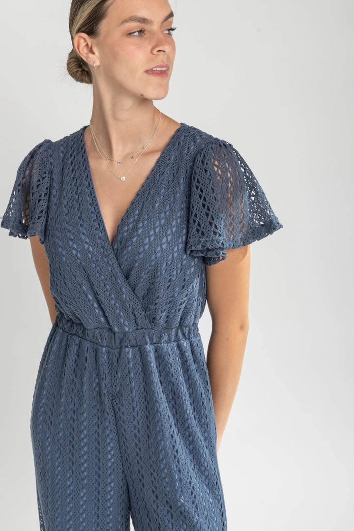 Piper & Scoot The Brampton Detail Jumpsuit In Midnight Bottoms + Jumpsuits