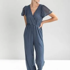 Piper & Scoot The Brampton Detail Jumpsuit In Midnight Bottoms + Jumpsuits