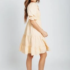 Dresses Piper & Scoot: The Lemonade Babydoll Dress In Yellow