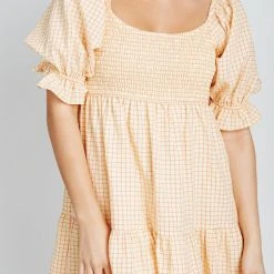 Dresses Piper & Scoot: The Lemonade Babydoll Dress In Yellow